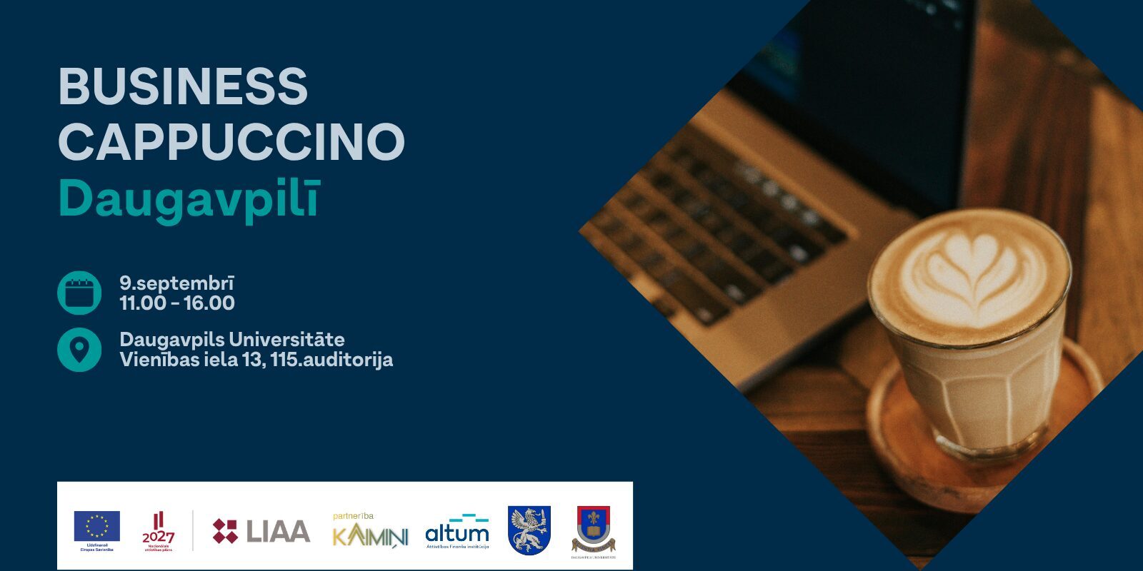 LIAA aicina uz “Business cappuccino” Daugavpilī