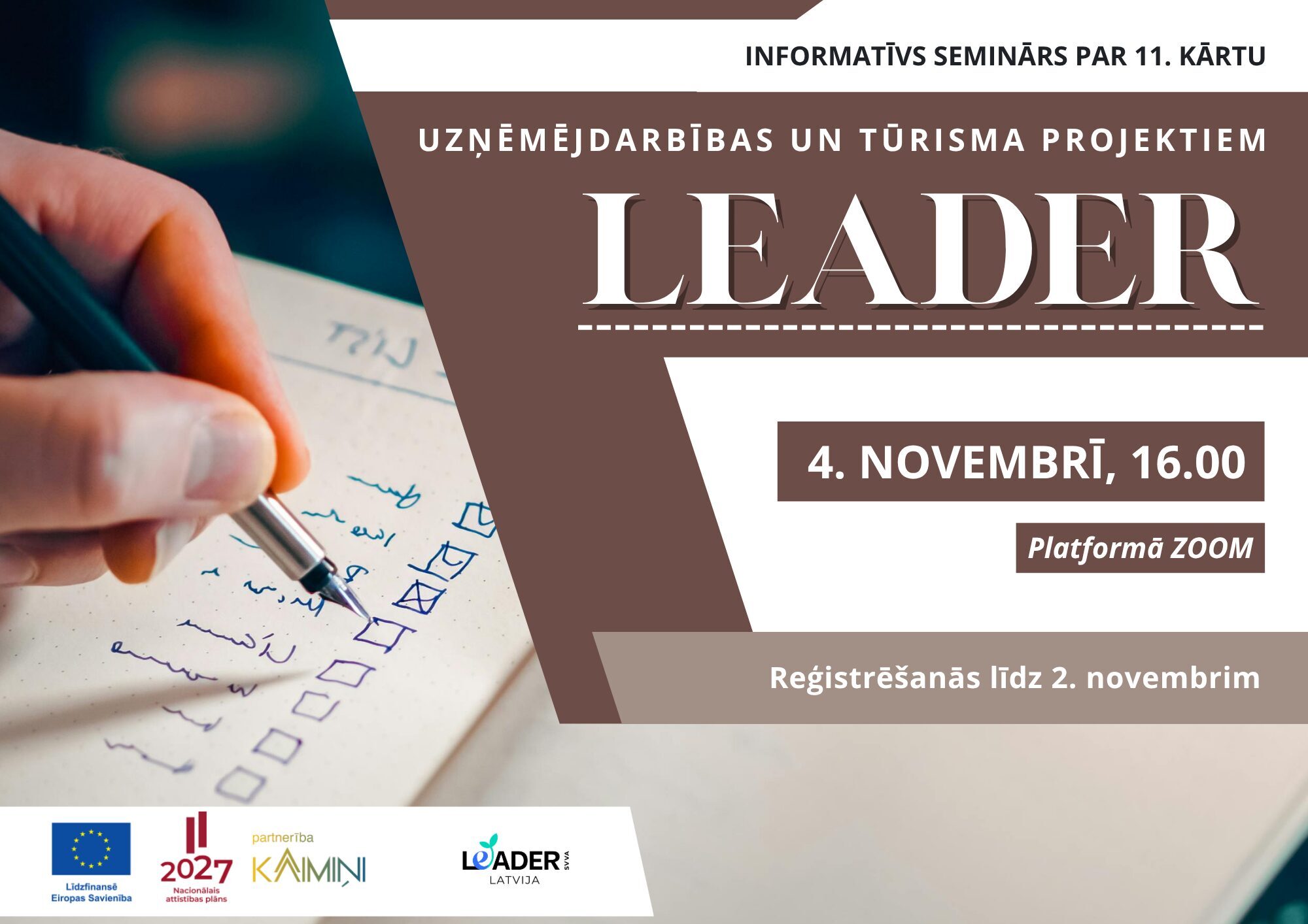 Informatīvs seminārs par LEADER 11. kārtu