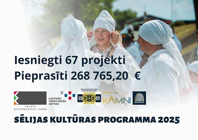 Sēlijas kultūras programmā iesniegti 67 projektu pieteikumi